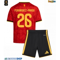 Maglie da calcio Belgio Matias Fernandez-Pardo #26 Prima Maglia Bambino Mondiali 2026  Manica Corta + Pantaloni corti)